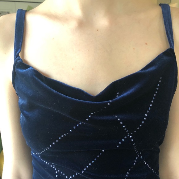 💋Gorgeous long velvet dress - Picture 3 of 5